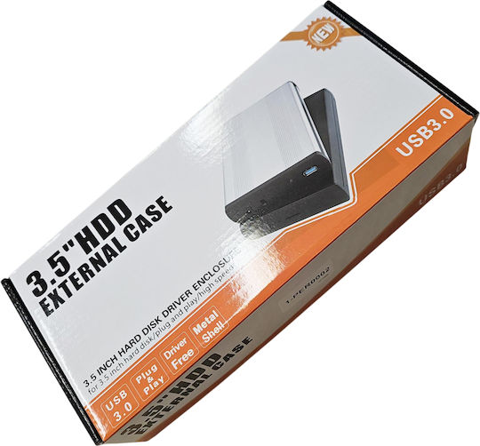 Case for Hard Drive 3.5" SATA III with Connection USB 3.0