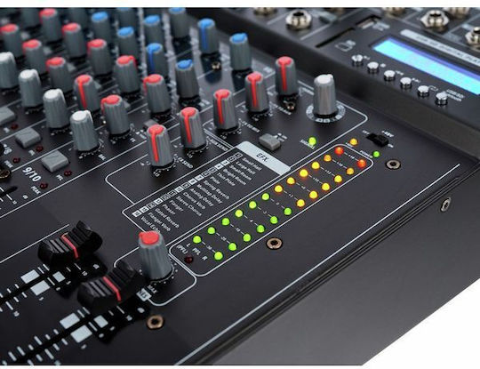 The t.mix 1202 FXMP USB Analoge Konsole 12 Kanäle mit Phantom Power & 6 XLR-Eingänge & Bluetooth