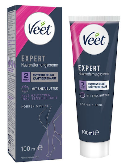 Veet Hair Removal Body Cream Expert Suitable for Sensitive Skin 100ml