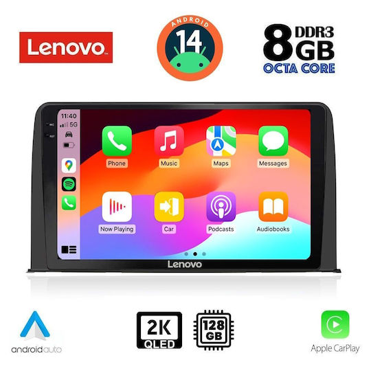 Lenovo Car Audio System for Honda CR-V 2017-2023 Bluetooth USB Wi-Fi GPS Apple CarPlay Android Auto with 10 Inch Touch Screen LENOVO SSR 10199 CPA