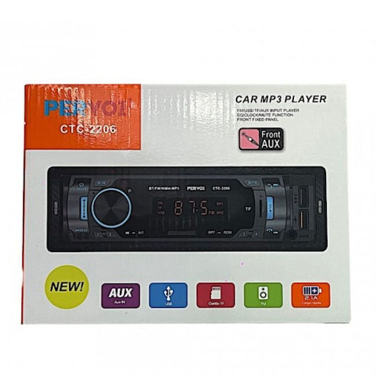 PerVoi Радио за Автомобил 1 DIN (Bluetooth/USB)