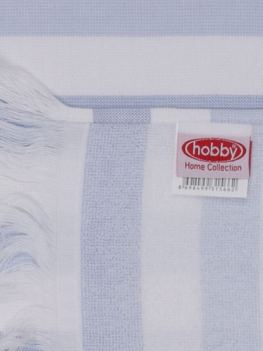 Hobby Home Pânză De Față 50x90cm Dungi Albastre 2 Bucăți Greutate 400gsm