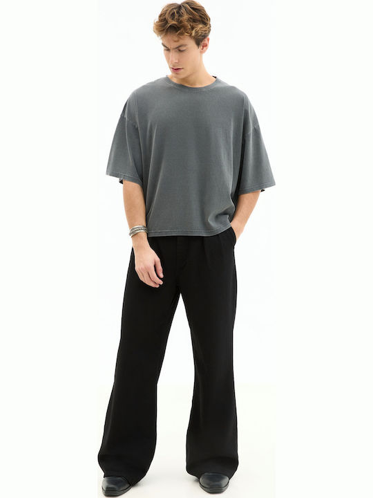 Bluza Tricou Cu Mâneci Scurte Gri