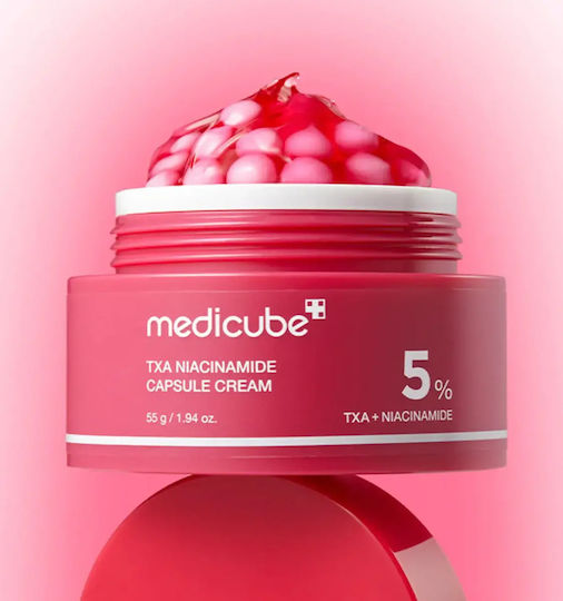 Medicube TXA Niacinamide Capsule Ενυδατική & Αναπλαστική Κρέμα Προσώπου κατά των Ατελειών & της Ακμής με Υαλουρονικό Οξύ & Νιασιναμίδη 55gr