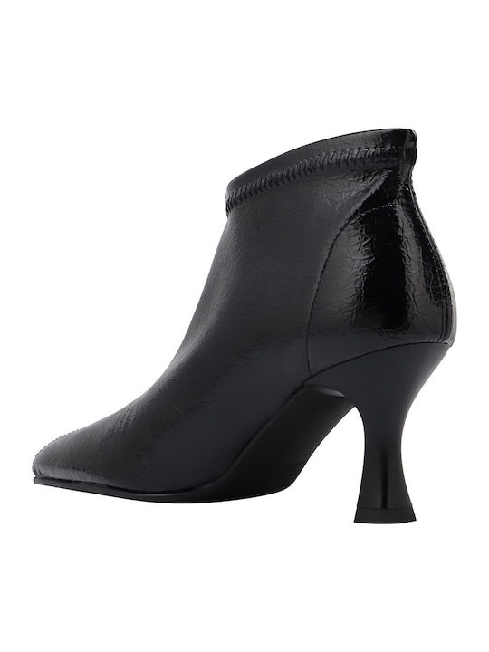 Women's Ankle Boots with Medium Heel Black