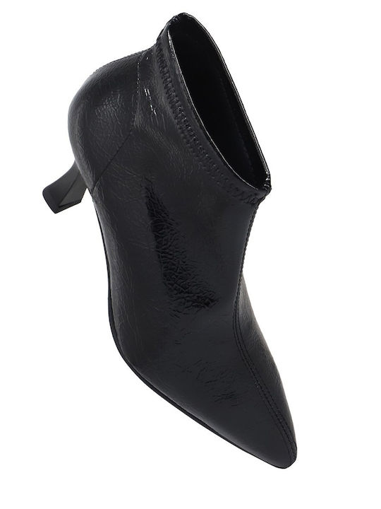 Women's Ankle Boots with Medium Heel Black