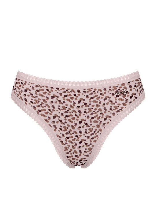 H High High Waist Women's Slip 3Pack with Lace Pink