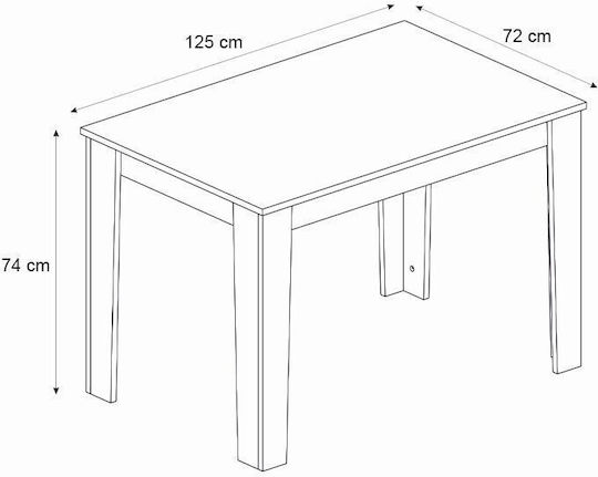 Esszimmer Darlen - Fina 5Stück 125x72cm