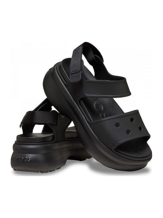 Women's Flat Sandals in Black Color