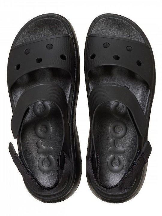 Women's Flat Sandals in Black Color