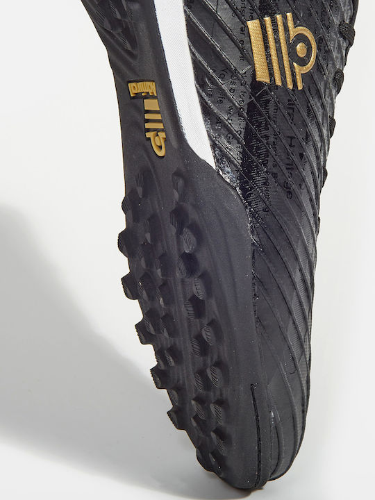 Admiral Football Shoes with Molded Cleats Black