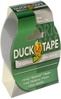 Duck Selbstklebend Gewebeband Silver 50mmx25m 1Stück Duck Selbstklebend Gewebeband Silver 50mmx25m 1Stück