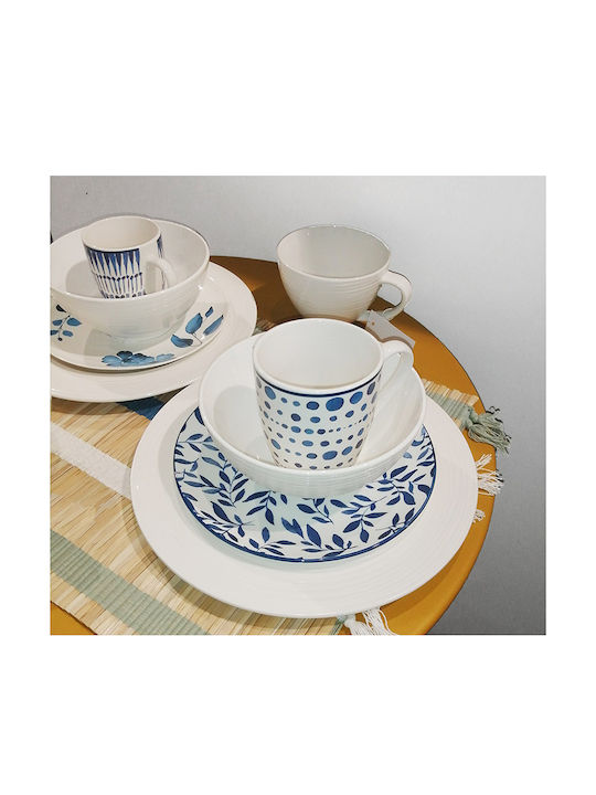 Zaros Plate Shallow made of Porcelain White 27cm 6pcs