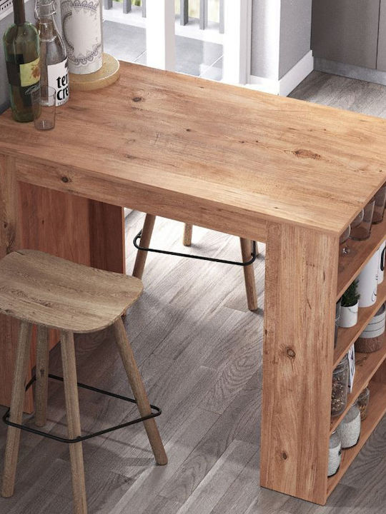Toska Table Bar Wooden Pine Oak 112.2x64x91.8cm