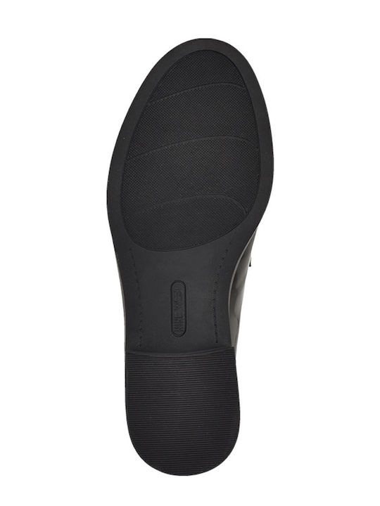 Berg3 Patent Leather Women's Loafers in Black Color