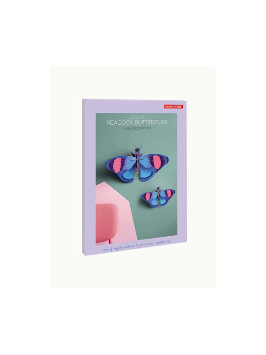 Studio Roof Hanging Wall Decor Made of Paper 56x13x44cm 2 Pieces