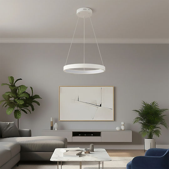 kelvo LED Κρεμαστό Φωτιστικό Λευκό 60x60εκ. kelvo LED Κρεμαστό Φωτιστικό Λευκό 60x60εκ.