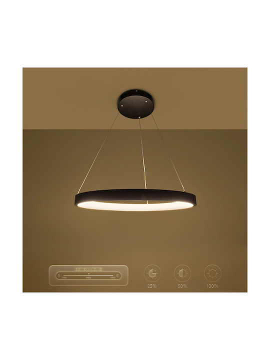 kelvo Κρεμαστό Φωτιστικό Λευκό LED με Ρυθμιζόμενο Λευκό Φως 60x60εκ.