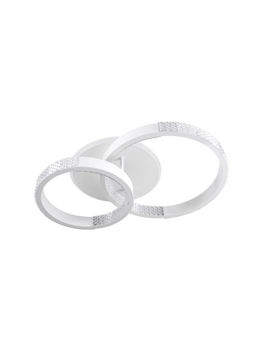 kelvo Ceiling Mount Light 60cm White with Integrated LED