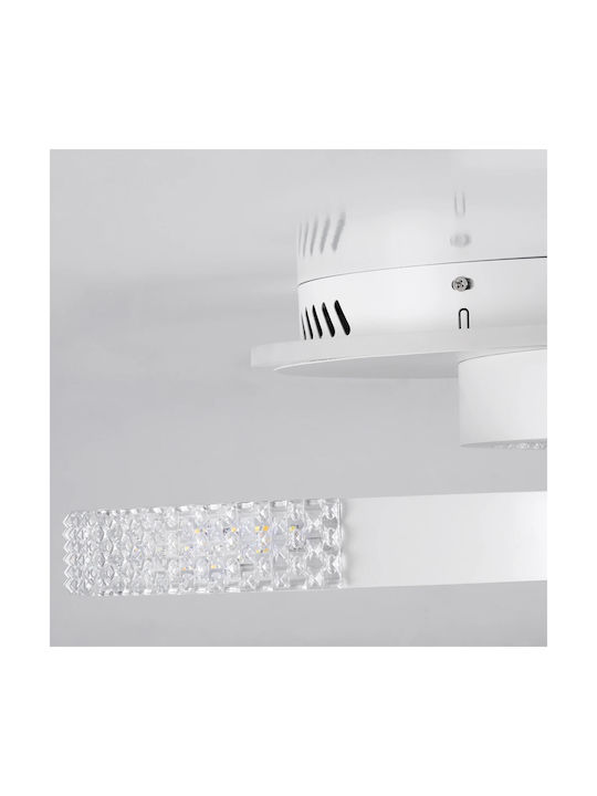 kelvo Ceiling Mount Light 60cm White with Integrated LED