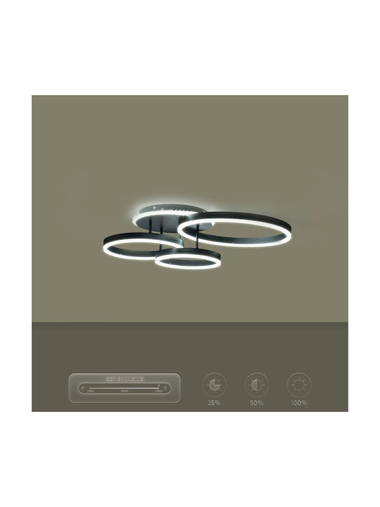 kelvo Ceiling Mount Light 70cm White with Integrated LED