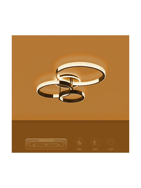 kelvo Ceiling Mount Light 80cm White with Integrated LED