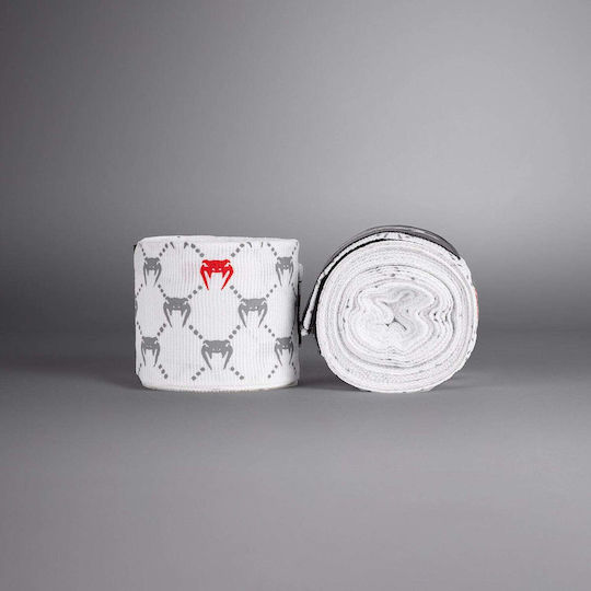 Bandaje Pentru Arte Marțiale Venum Monogram Hand Wraps Advanced Albe