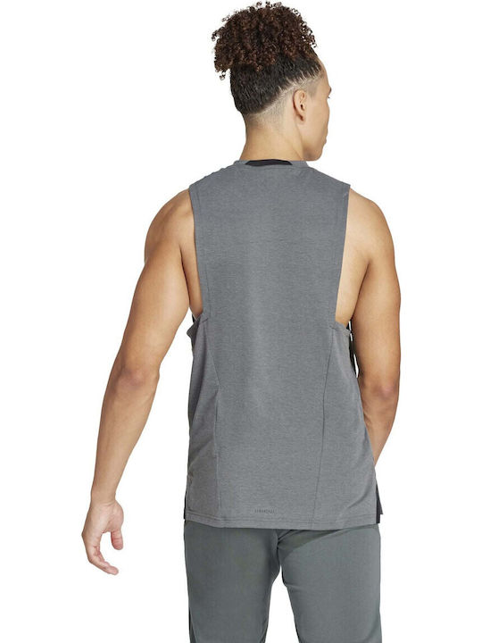 adidas Designed Aeroready Μπλούζα Γκρι