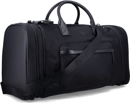 Emporio Armani Σακ Βουαγιάζ Μαύρο Υφασμάτινο