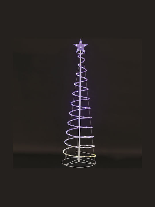 Weihnachtsbaum 180cm mit LED-Beleuchtung Kupfer