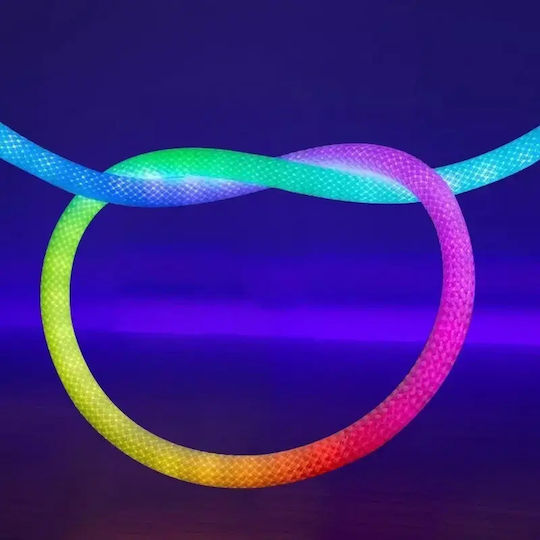 Waterproof LED Strip USB 5V RGB Light 2m Neon Flex with Power Supply & Remote Control