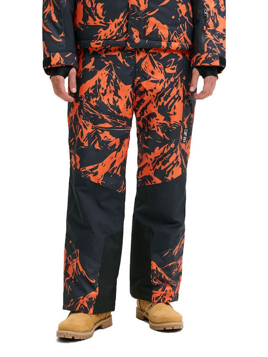 Jack & Jones 12284674 Ανδρικό Παντελόνι Σκι & Snowboard Μαύρο