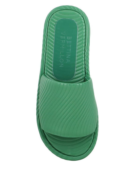 Γυναικεία Σανδάλια Flatforms Πράσινα