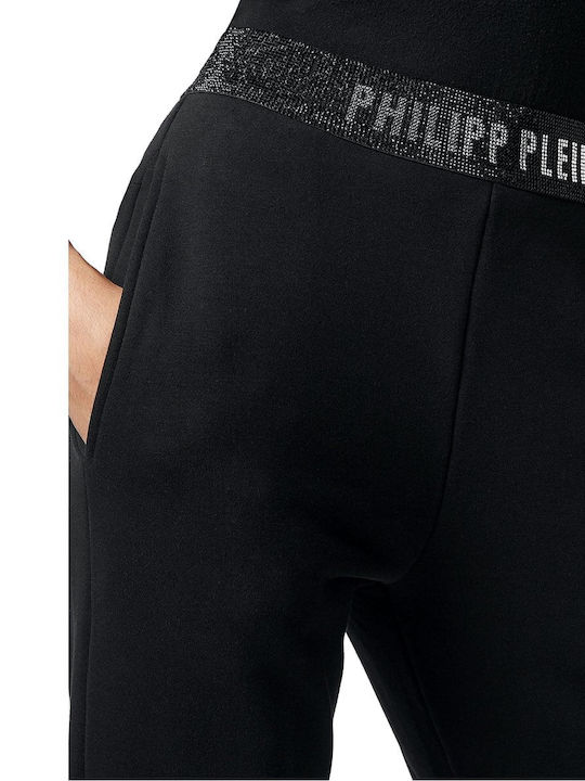 Damen Stoff Hose Schwarz