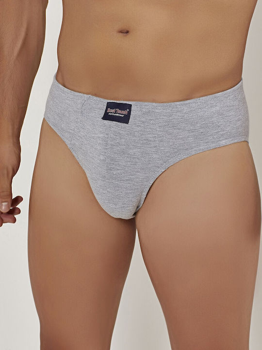 Slipuri pentru bărbați White-grey-black 3Pachet