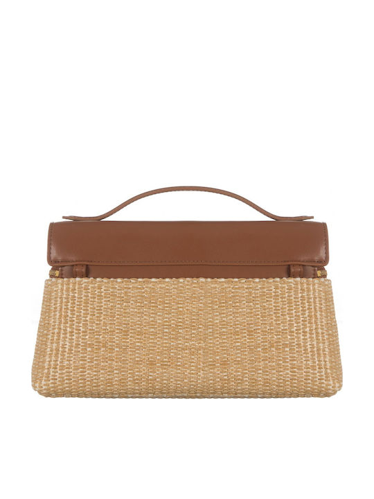Straw Women's Bag Handbag Beige