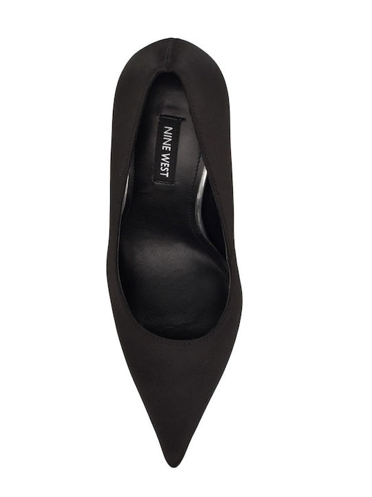 Gemmha2 Suede Γόβες με Ψηλό Τακούνι Μαύρες
