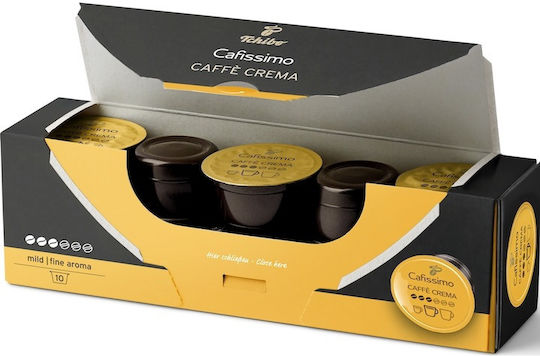 Tchibo Capsules Espresso Crema Compatible with Machine Cafissimo 10caps,tobolek