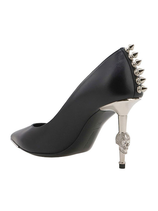 Leather Black High Heels