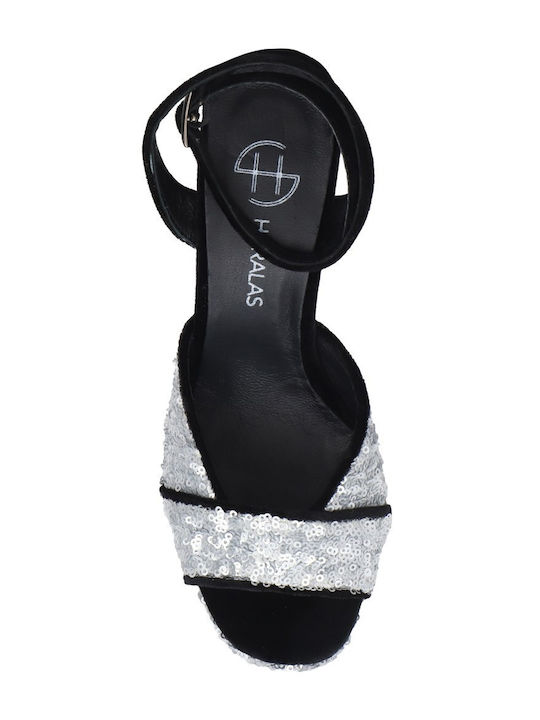 Sandalen Silber