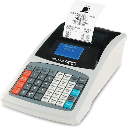 Ταμειακή Μηχανή Proline Polo Plus Εστιατορίου Χωρίς Μπαταρία Μαύρο Proline