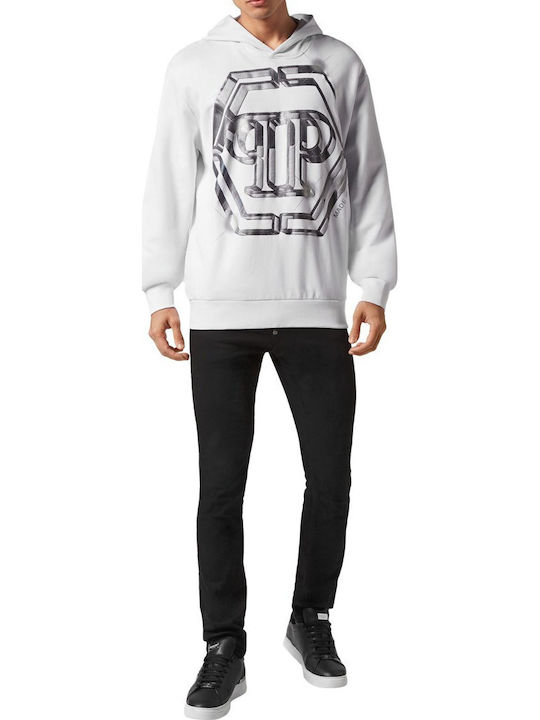 Sweatshirt mit Kapuze Weiß