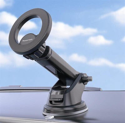 Powertech Auto Handyhalterung mit Magnet MagSafe Schwarz