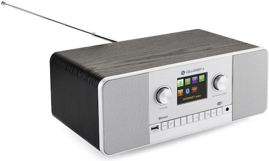 GoGEN IR 257 Επιτραπέζιο Ραδιόφωνο Ρεύματος DAB+ με Bluetooth και USB Ασημί