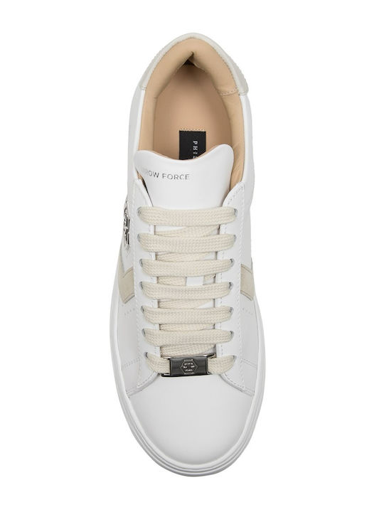 Hexagon Sneakers Beige