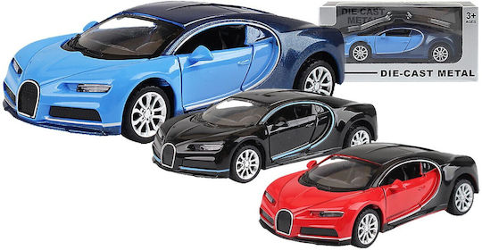 Αυτοκινητάκι 1:36 Die Cast Bughati για 3+ Ετών Pull Back (Διάφορα Σχέδια) 1τμχ 70-2299 902319