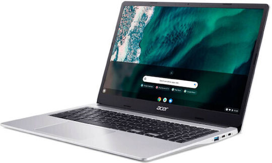 Acer Chromebook 315 CB315-4H -C0BR 15.6" FHD (Celeron Dual Core-N4500/4GB/64GB Flash Storage/Chrome OS) Pure Silver (US Keyboard)