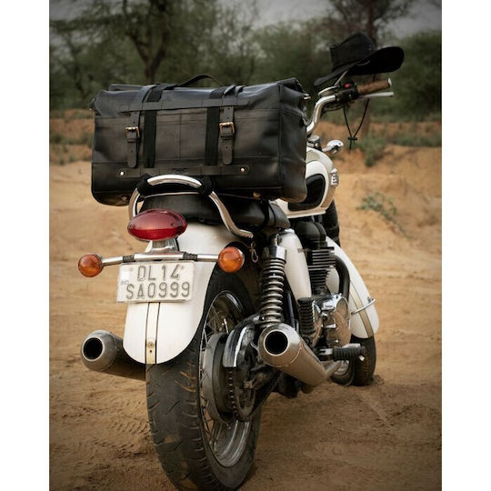Trip Machine Waterproof Motorcycle Tail Bag 50lt Black
