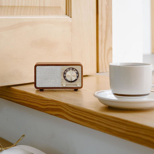 Sangean WR-7 Plus Retro mit Bluetooth Braun