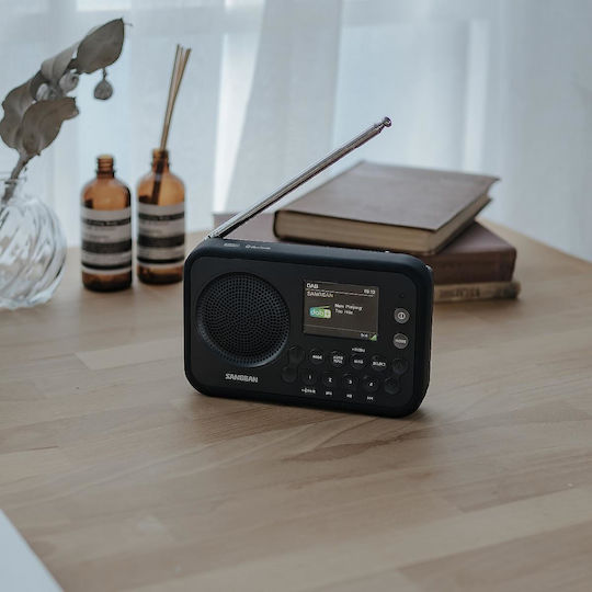 Sangean DPR-76BT Cu baterie DAB+ cu Bluetooth Metal Grey
